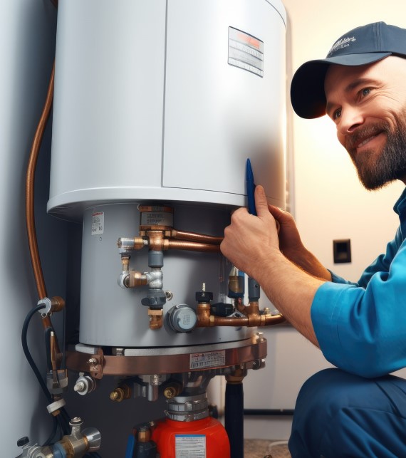 plumber and water heater